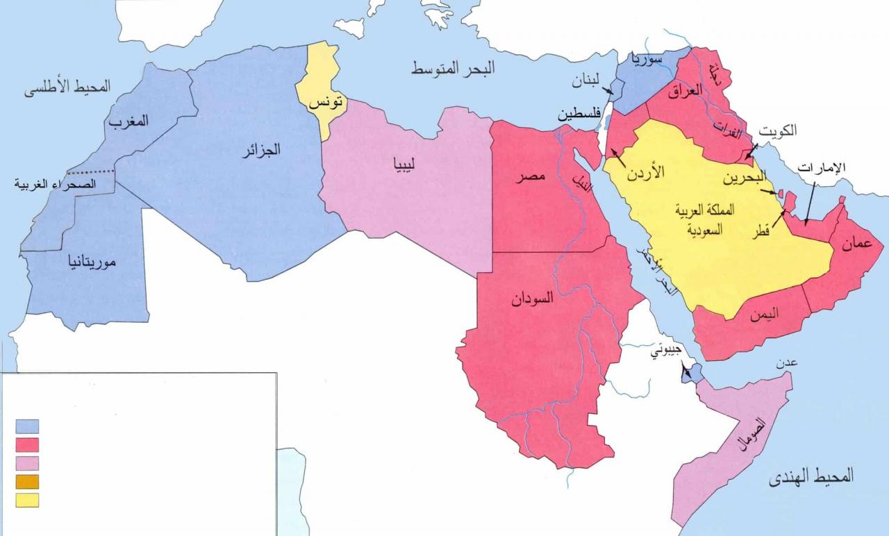 خريطه العالم العربي- صور لخريطة العالم العربي 6926 5