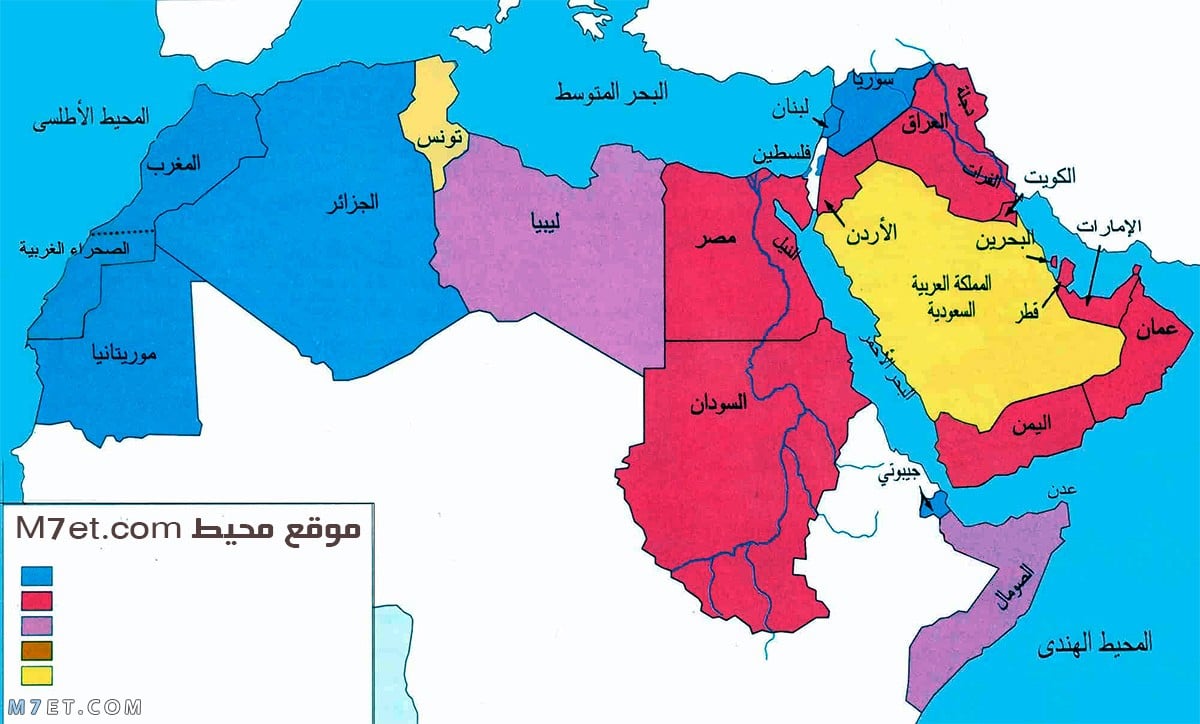 خريطه العالم العربي- صور لخريطة العالم العربي 6926 4