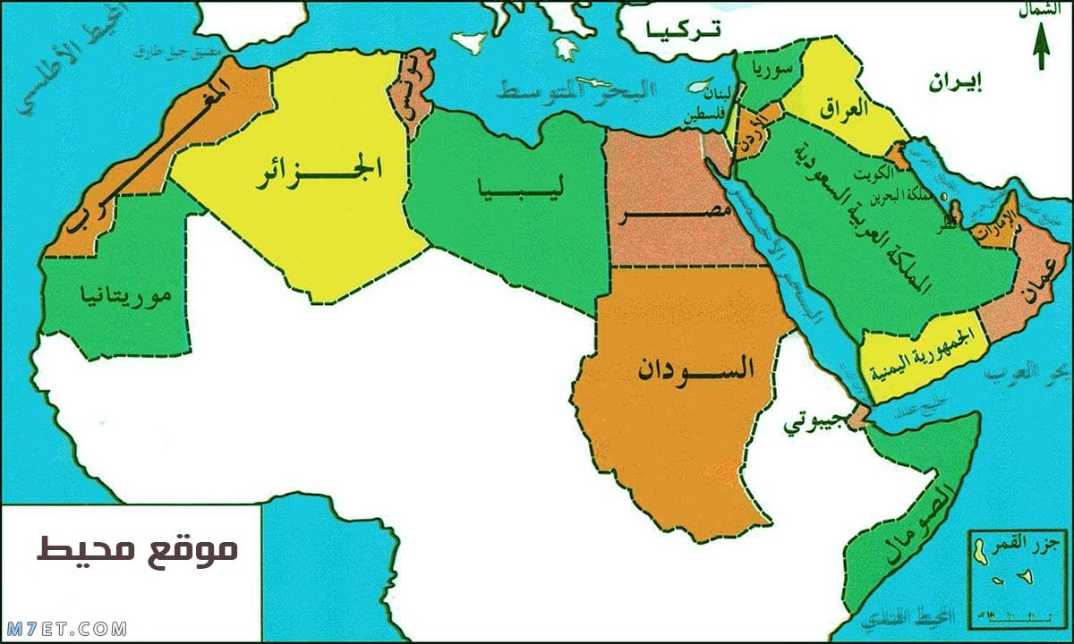 خريطه العالم العربي , صور لخريطة العالم العربي