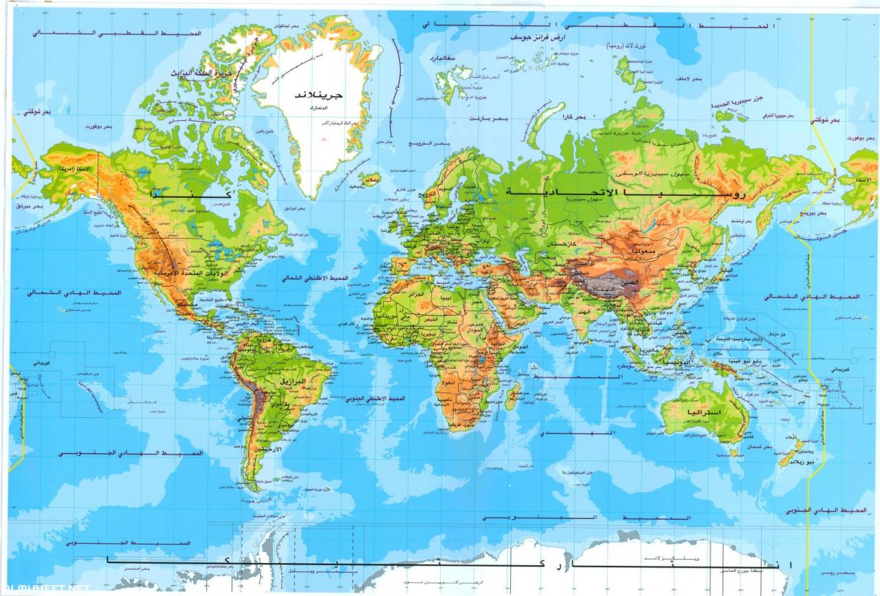 خريطه العالم العربي- صور لخريطة العالم العربي 6926 9