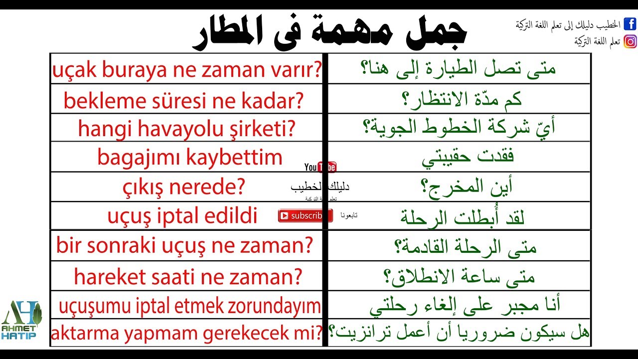 كلمات تركية مهمة 7865 1